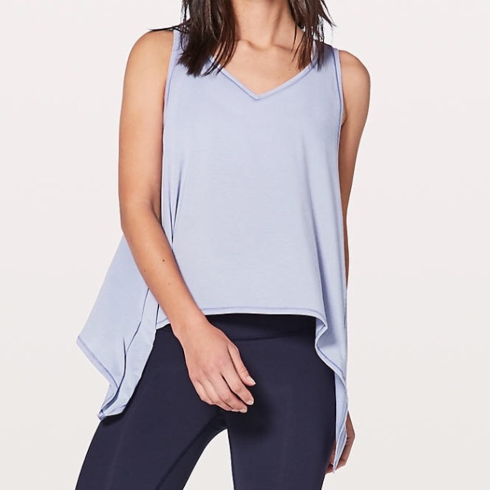 lululemon watch me flip tank sz. 6